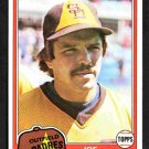 San Diego Padres Joe Lefebvre 1981 Topps Baseball Card #790