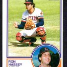 Cleveland Indians Ron Hassey 1983 Topps #689 !