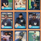 1986 Fleer New York Yankees Team Lot 21 diff Dave Winfield Ron Guidry Phil Niekro Tom Seaver !
