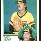 San Diego Padres Gary Lucas 1983 Topps #761