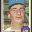 New York Mets Jerry Buchek 1968 Topps Baseball Card #277 g/vg
