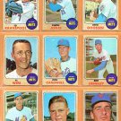 1968 Topps New York Mets Team Lot 12 diff Ed Kranepool Cleon Jones Art Shamsky