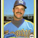 Seattle Mariners Richie Zisk 1981 Topps #857 !