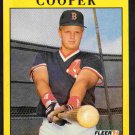 Boston Red Sox Scott Cooper 1991 Fleer #91 !