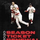 Boston Red Sox 2020 Season Ticket Renewal Folder Mookie Betts Xander Bogaerts Rafael Devers