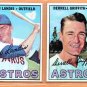 1967 Topps Houston Astros Team Lot 11 diff Doug Rader RC Jim Landis Bob Aspromonte