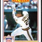 Pittsburgth Pirates Bobby Bonilla 1989 Topps Glossy All Star Insert Baseball Card #15 nm   !