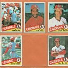1985 1986 Topps St Louis Cardinals Team Lot 21 Ozzie Smith Bruce Sutter Hendrick