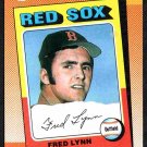 Boston Red Sox Fred Lynn Turn Back The Clock 1990 Topps Baseball Card #663 nr mt Boston Red Sox Fred Lynn Turn Back The Clock 1990 Topps Baseball Card #663 nr mt