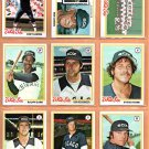 1978 Topps Chicago White Sox Team Lot 29 diff Bob Lemon Ralph Garr Chet Lemon