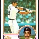 Detroit Tigers Lynn Jones 1983 Topps Baseball Card #483 nr mt