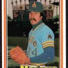 Seattle Mariners Rob Dressler 1981 Donruss Baseball Card #406 nr mt Seattle Mariners Rob Dressler 1981 Donruss Baseball Card #406 nr mt
