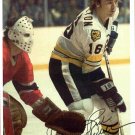 Boston Bruins Rick Middleton Autograph Autographed Photo