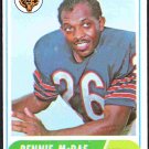 Chicago Bears Bennie McRae 1968 Topps Football Card #179 g/vg Chicago Bears Bennie McRae 1968 Topps Football Card #179 g/vg