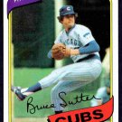 Chicago Cubs Bruce Sutter 1980 Topps Baseball Card #17 nr mt Chicago Cubs Bruce Sutter 1980 Topps Baseball Card #17 nr mt