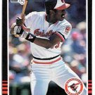 Baltimore Orioles Mike Young 1985 Donruss Baseball Card #367 nr mt Baltimore Orioles Mike Young 1985 Donruss Baseball Card #367 nr mt