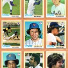 1978 Topps New York Mets Team Lot 10 diff Ron Hodges Craig Swan Bud Harrelson