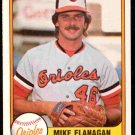 Baltimore Orioles Mike Flanagan 1981 Fleer Baseball Card #171 nr mt