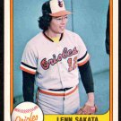 Baltimore Orioles Len Sakata 1981 Fleer Baseball Card #194 nr mt Baltimore Orioles Len Sakata 1981 Fleer Baseball Card #194 nr mt