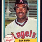 California Angels Dan Ford 1981 Fleer Baseball Card #273 nr mt California Angels Dan Ford 1981 Fleer Baseball Card #273 nr mt