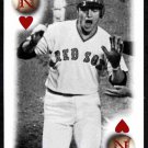 Boston Red Sox Carlton Fisk 2000 All Century Team Playing Card #kh nr mt Boston Red Sox Carlton Fisk 2000 All Century Team Playing Card #kh nr mt