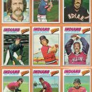 1977 Topps Cleveland Indians Team Lot 11 diff Boog Powell John Lowenstein Frank Duffy
