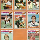 1977 1978 Topps Houston Astros Team Lot 11 diff JR Richard Joaquin Andujar Enos Cabell