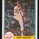California Angels Andy Hassler 1981 Fleer Baseball Card #290 nr mt California Angels Andy Hassler 1981 Fleer Baseball Card #290 nr mt