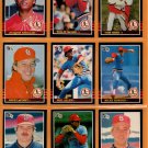 1985 Donruss St Louis Cardinals Team Lot 12 diff Tom Herr Joaquin Andujar Willie McGee
