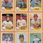 1981 Fleer Seattle Mariners Team Lot 23 diff Bruce Bochte Floyd Bannister Tom Paciorek