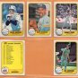 1981 Fleer Seattle Mariners Team Lot 23 diff Bruce Bochte Floyd Bannister Tom Paciorek