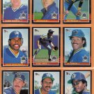 1985 1986 Donruss Seattle Mariners Team Lot 14 diff Mark Langston Gorman Thomas Jim Beattie