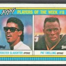 1990 Topps Box Card #H Cleveland Browns Webster Slaughter Saints Pat Swilling