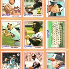1978 Topps Baltimore Orioles Team Lot 21 diff Eddie Murray RC Jim Palmer