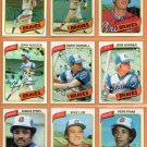 1980 Topps Atlanta Braves Team Lot 12 diff Phil Niekro Dale Murphy Bob Horner +
