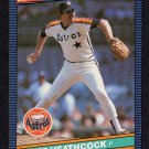 Houston Astros Jeff Heathcock RC Rookie Card 1986 Donruss #182 nr mt