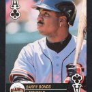 San Francisco Giants Barry Bonds 1994 Baseball Aces #AC nr mt