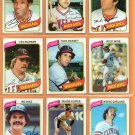 1980 Topps Cleveland Indians Team Lot 26 diff Mike Hargrove Toby Harrah Bobby Bonds