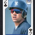 Colorado Rockies Vinny Castilla 1993 Baseball Rookies Playing Card #2C