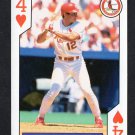 St Louis Cardinals Erik Pappas 1993 Baseball Rookies Playing Card #4H nr mt
