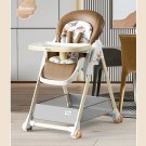 Multifunctional Baby High Chair – Foldable Dining & Feeding Chair with Wheels