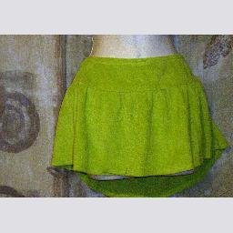 New Rampage Green Terry Cloth Swim Cover Up Skirt L