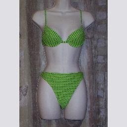NWT Delfina Swimwear Green Underwire Bikini Medium