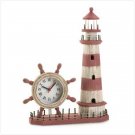 Wood Lighthouse Clock