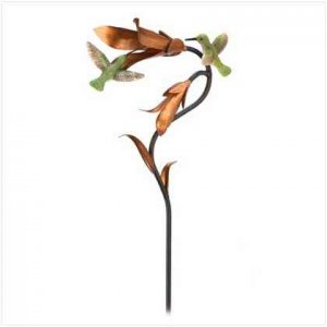 Hummingbird Garden Stake