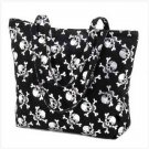 Silver Skull Tote