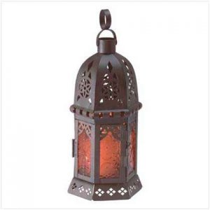 Petite Moroccan Candle Lamp