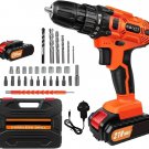 2025 21V Electric Li-Ion Cordless Drill/Driver Kit with 1.5 Ah Battery and Charger