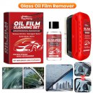 3 Packs Car Glass Oil Film Cleaner Brush - Windshield oil Film Remover 120ml