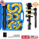 Vehicle Fits Interchangeable Fork Strut Coil Spring Compressor Extractor Tool Set Vehicle Fits Interchangeable Fork Strut Coil Spring Compressor Extractor Tool Set
